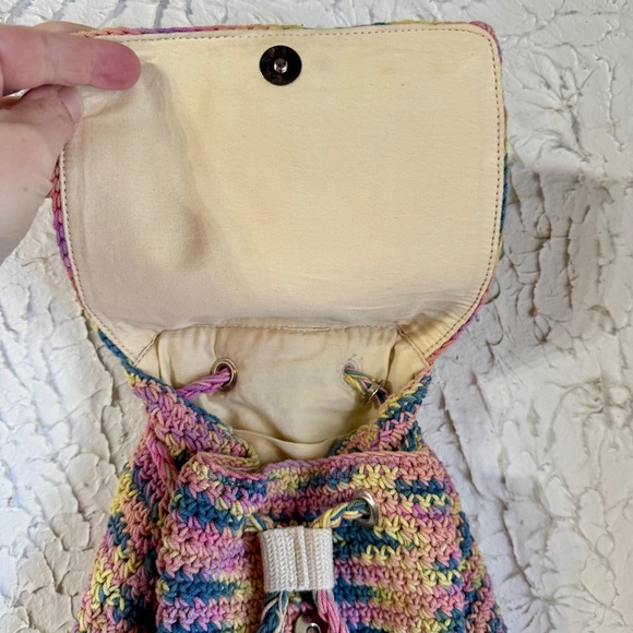 Wild Fable Colorful Crochet Backpack - Picture 5 of 8